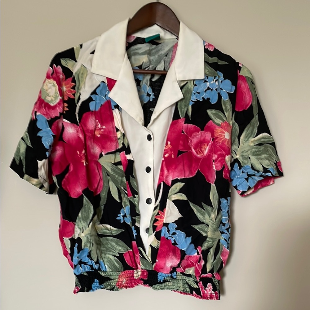 Vintage floral top